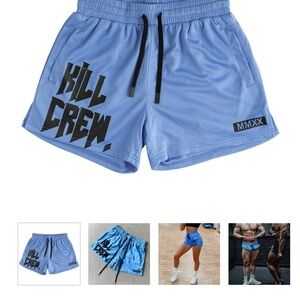 Kill Crew Light Blue Athletic Shorts